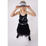 Karl Lagerfeld costum de baie dintr-o bucată pentru copii culoarea negru