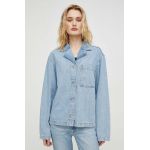 Marc O'Polo camasa jeans femei, cu guler clasic, relaxed