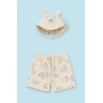 Mayoral pantaloni scurți de baie pentru bebeluși culoarea bej