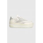 Reebok Classic sneakers din piele CLUB C culoarea bej