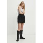Answear Lab fusta culoarea negru, mini, drept