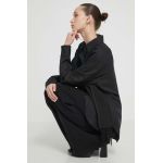 Desigual camasa din amestec de in culoarea negru, cu guler clasic, relaxed