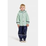 Didriksons salopeta copii SLASKEMAN KIDS SET 2 culoarea turcoaz