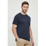 Joop! tricou din bumbac barbati, culoarea albastru marin, cu imprimeu