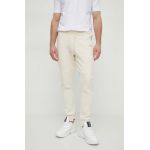 BALR. pantaloni de trening culoarea bej, neted