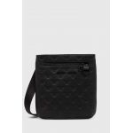 Emporio Armani borseta de piele culoarea negru