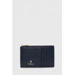 Furla portofel de piele femei, culoarea albastru marin