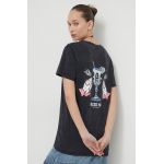 Kaotiko tricou din bumbac culoarea negru, cu imprimeu