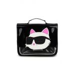Karl Lagerfeld ghiozdan copii culoarea negru, mare, cu imprimeu