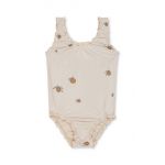 Konges Sløjd costum de baie dintr-o bucată pentru copii culoarea galben