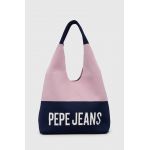 Pepe Jeans poseta culoarea albastru marin