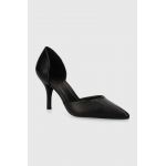 Answear Lab pantofi cu toc culoarea negru