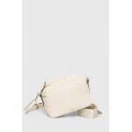 BOSS poșetă de piele culoarea bej 50518213