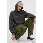 Dickies bluza NEWINGTON HOODIE barbati, culoarea gri, cu glugă, neted, DK0A4YYO