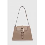 Furla poseta de piele culoarea bej