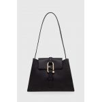 Furla poseta de piele culoarea negru