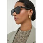 BOSS ochelari de soare femei, culoarea negru