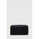Geox portofel de piele D35K3H-00046 D.WALLET femei, culoarea negru