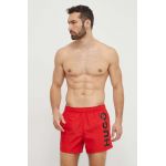 HUGO pantaloni scurți de baie culoarea roșu 50513979