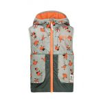 Jack Wolfskin vesta copii SMILEYWORLD AOP VEST culoarea gri