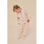 Konges Sløjd pantaloni de bumbac pentru copii PREMIUM culoarea roz, modelator