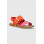 Sorel sandale din piele intoarsa ELLA III SLINGBACK femei, culoarea roz, 2069721617