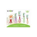 En-gros Tel din silicon, cu maner din plastic tranparent, 27cm