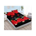 Husa Cocolino cu Elastic En-Gros, 3 Piese, pentru Pat Dublu, 180 x 200 cm, Negru