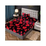 Husa Cocolino cu Elastic En-Gros, 3 Piese, pentru Pat Dublu, 180 x 200 cm, Negru