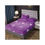 Husa Cocolino cu Elastic En-Gros, pentru Pat Dublu, 180 x 200 cm, Mov