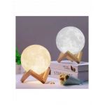 Lampa De Veghe In Forma De Luna 3D Moon Light, Schimbare Culoare La Atingere,ENGROS