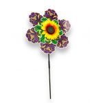 Morisca de vant, Model floarea soarelui 75cm, Multicolor