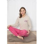Pijama Dama Baki Licra 300 Ciclam Engros
