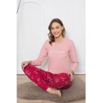 Pijama Dama Baki Licra 301 Ciclam Engros
