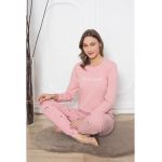 Pijama Dama Baki Licra 301 Roz Engros