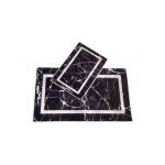 Set covoare baie 2 piese, antiderapante, 60x100/ 40x60 cm Engros