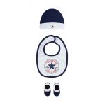 Converse set de bumbac pentru bebelusi culoarea verde