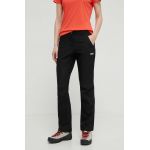 Jack Wolfskin pantaloni de exterior Active Track culoarea negru