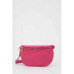 Answear Lab borseta de piele culoarea roz