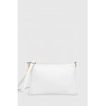 Answear Lab poseta de piele culoarea alb