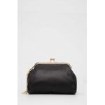 Answear Lab poseta de piele culoarea negru
