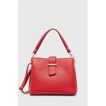 Answear Lab poseta de piele culoarea rosu