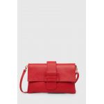 Answear Lab poseta de piele culoarea rosu