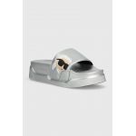 Karl Lagerfeld papuci KONDOMINIUM femei, culoarea argintiu, cu platforma, KL88808N