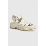 Sorel sandale de piele ONA STREETWORKS FISHERMA femei, culoarea bej, 2084691191