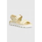 Sorel sandale de piele VIIBE SANDAL femei, culoarea bej, 2030511292