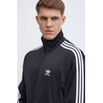 adidas Originals bluză bărbați, culoarea negru, cu imprimeu  IJ7058