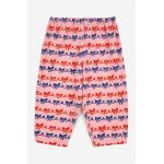 Bobo Choses pantaloni de bumbac pentru copii culoarea roz, modelator