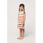 Bobo Choses rochie fete culoarea galben, midi, evazati