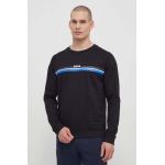 BOSS longsleeve din bumbac culoarea negru, cu imprimeu 50515159